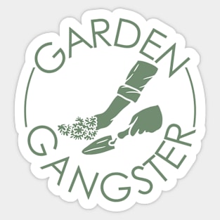 Garden Gangster Hands Sticker